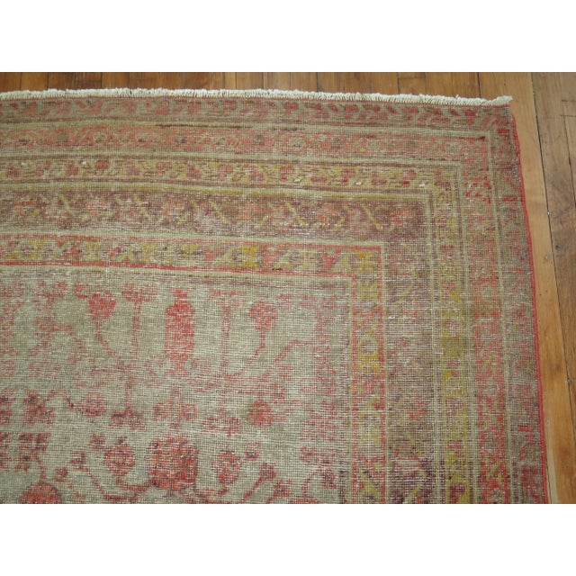 Gray Worn Antique Gallery Khotan Rug, 6'4'' X 12'10'' For Sale - Image 8 of 12