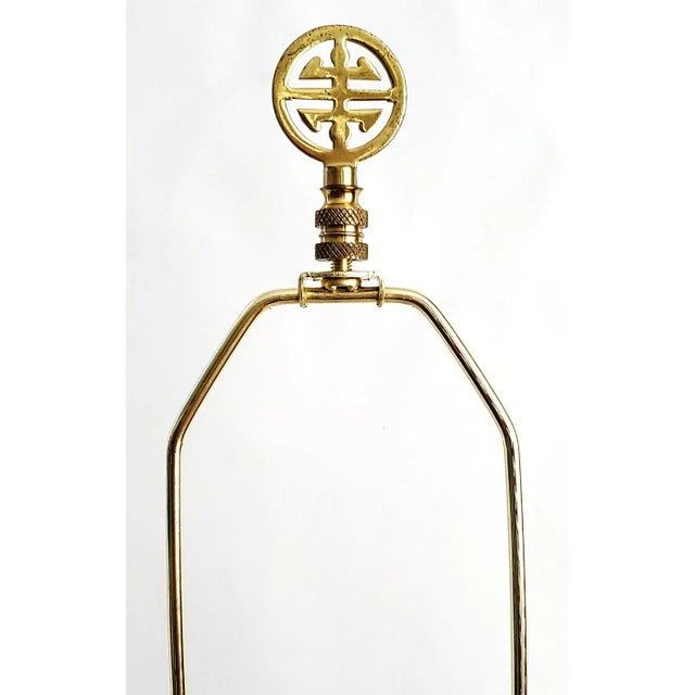 Lamp Crackled Porcelain Restored For Sale - Image 11 of 11