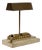 Art Deco Bronze Desk Lamp with Fossiliferous Limestone Base, 1930s For Sale