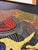 Textile C. 1960s Psychedelic Twelve Foot Lonng Diptych Abstract Shaped Canvas Painting For Sale - Image 7 of 11