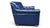 A bold expression of vintage luxury, this navy blue leather sofa combines generous proportions, deep cushioning, and...