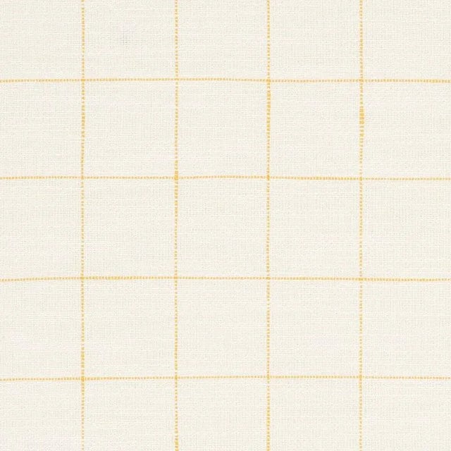Contemporary Sample - Schumacher Marietta Fabric in Yellow For Sale - Image 3 of 3