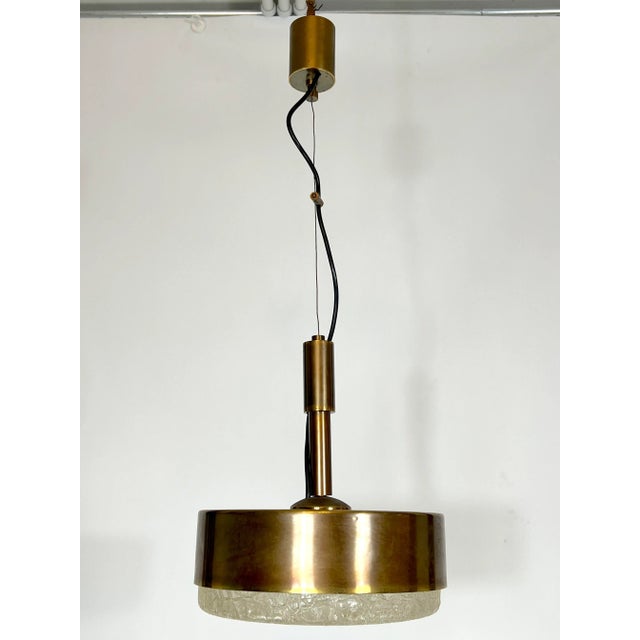 Mid-Century Brass Pendant Light from Stilnovo, 1950s For Sale - Image 14 of 14