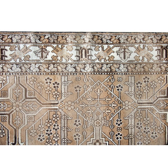 Beige Vintage Bakhtiari Rug For Sale - Image 8 of 14
