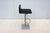 Minimalist Black Leather Latina Gp Piston Swivel Stool by Frag, Italy, Circa 2020 For Sale - Image 12 of 18