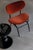 Mid-Century Modern Midentury Chair in Orange For Sale - Image 3 of 7