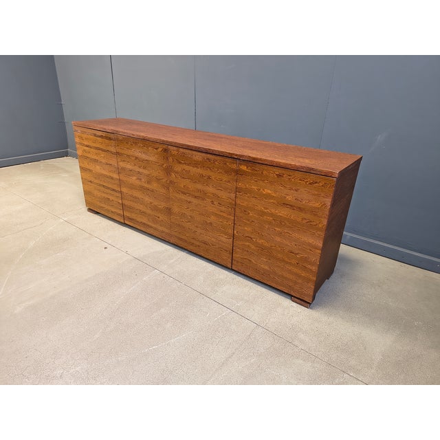 Brown Large Vintage Wenge Sideboard, 1970s For Sale - Image 8 of 14
