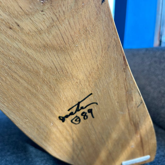 Sculptural Wood + Glass Cocktail Table by Scott Jaster C1989 For Sale - Image 9 of 12