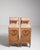Art Nouveau 1910s Pair Of Art Noveau Side Tables With Marble Tops And Carved Panels For Sale - Image 3 of 17