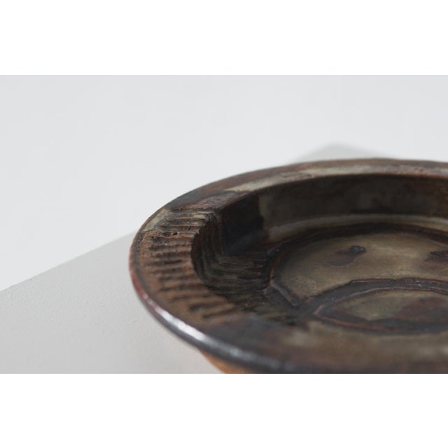 Mid 20th Century Mid-Century Danish Studio Pottery Bowl from Axella, 1960s For Sale - Image 5 of 6