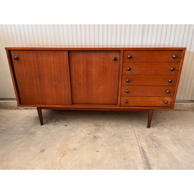 Vintage Sideboard in Teak, 1950 For Sale - Image 14 of 18