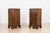 An elegant pair of German Art Nouveau (Jugendstil) bedside cabinets, crafted from solid ash and dating to circa 1910....