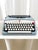 Vintage Typewriter in Light Blue from Brother De Luxe, 1960s For Sale - Image 10 of 18