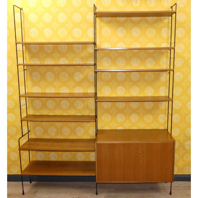 Mid-Century String Ladder Shelving System by Ernst Dieter Hilker for Omnia For Sale - Image 16 of 18