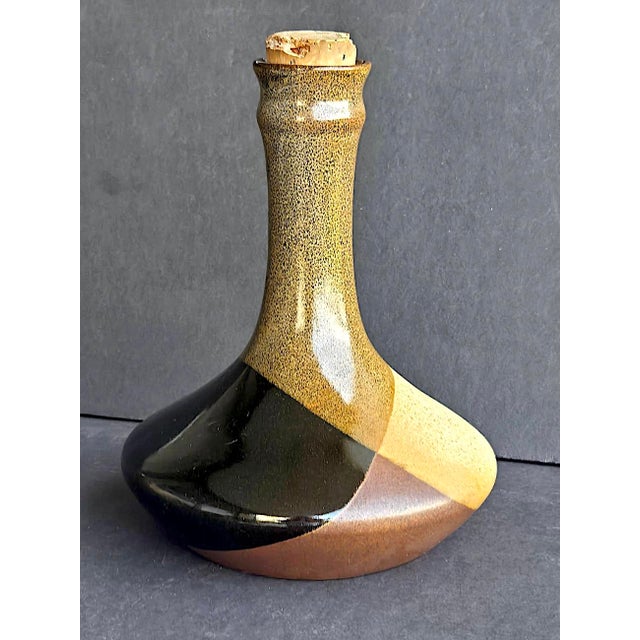 Mid 20th Century Pottery Craft Stoneware Decanter For Sale - Image 14 of 14
