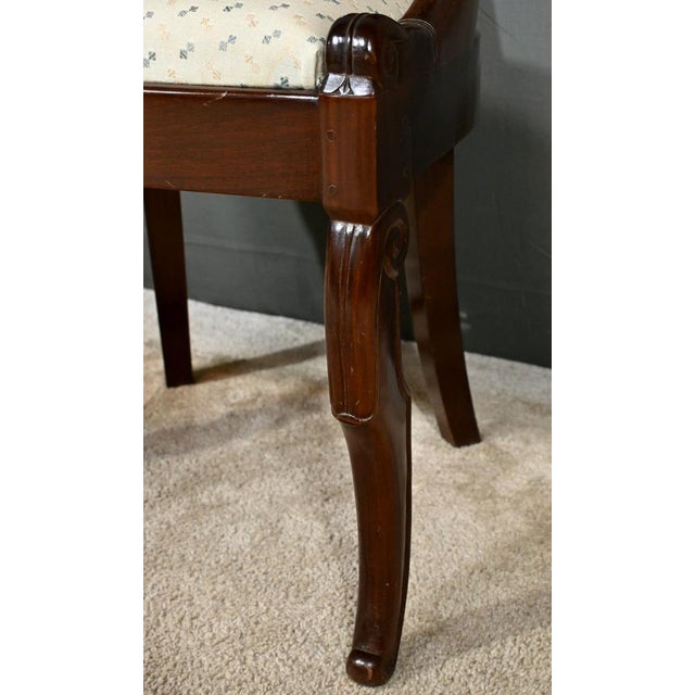 Gondola Chairs in Mahogany, Set of 4 For Sale - Image 12 of 18