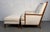 Wood Mid-Century Upholstered Lounge Chair and Ottoman For Sale - Image 7 of 16