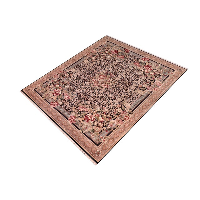 Designed with mesmerizing intricacy and gorgeous color palette, this hand-knotted masterpiece demonstrates the beauty and...