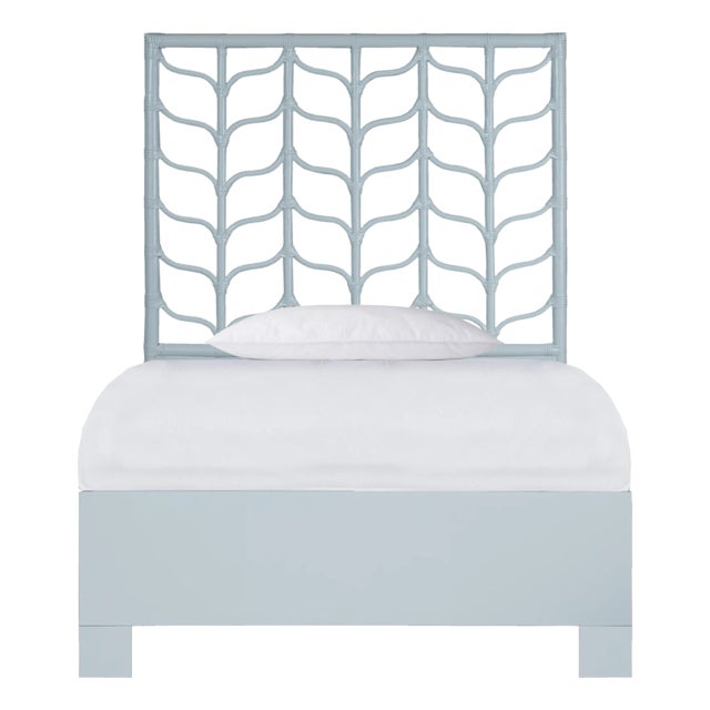 Ivy Standard Bed Twin, Light Blue For Sale