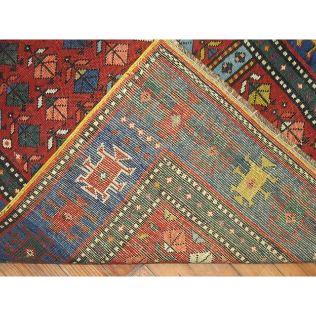 Islamic Zabihi Collection Antique Kazak Prayer Motif Rug - 2'9" x 4'11" For Sale - Image 3 of 6