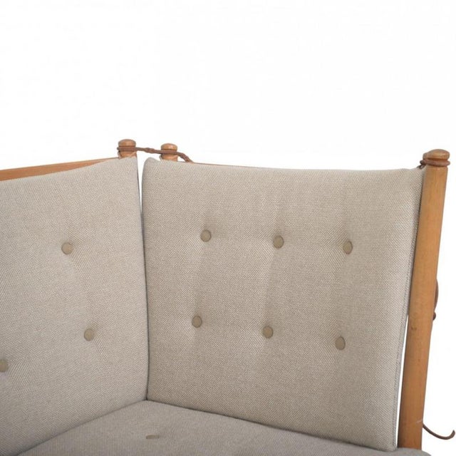 Spokeback Sofa in Hallingdal Fabric by Børge Mogensen, 1963 For Sale - Image 6 of 18