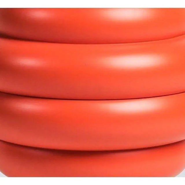 Small Beebee Jars in Orange and Blue by Made by Choice, Set of 2 For Sale - Image 4 of 10