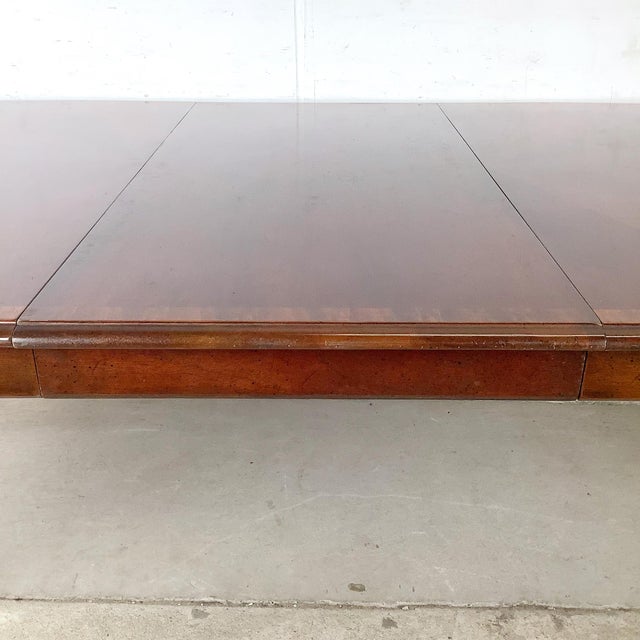 Wood Queen Anne Mahogany Oval Extension Dining Table, Hickory Chair Company “James River Collection” For Sale - Image 7 of 18