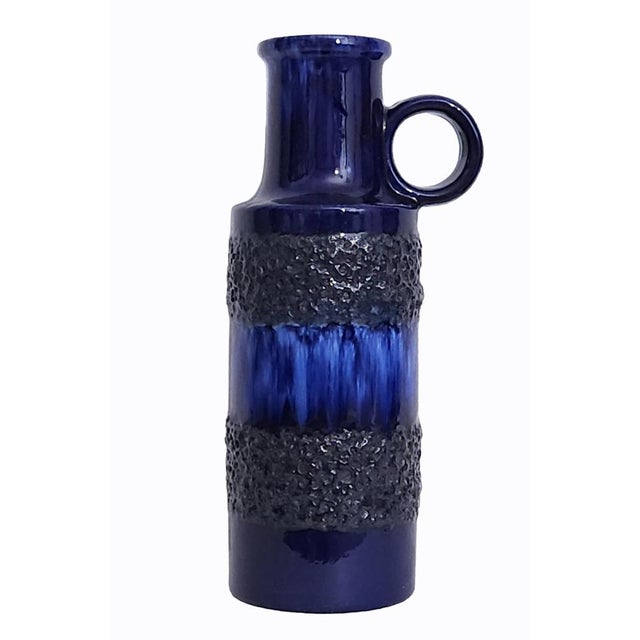 Ceramic West German Fat Lava Pottery 401-28 Vase from Scheurich, 1970s For Sale - Image 7 of 7