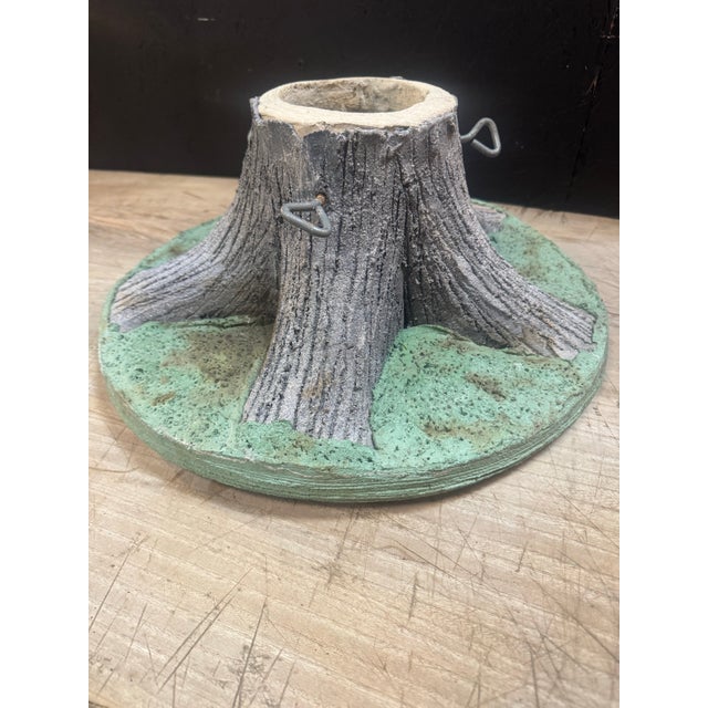 1940s Vintage French Faux Bois Tree Stands For Sale - Image 5 of 6
