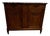 Art Deco Buffet in Oak and Royal Red Marble, 1920s For Sale