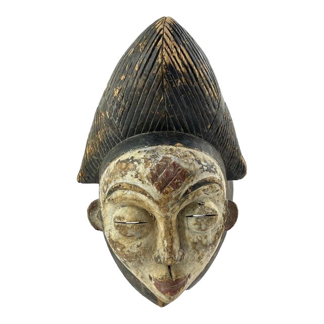 Early 20th Century Punu Mukudji Maiden Spirit Mask Gabon For Sale