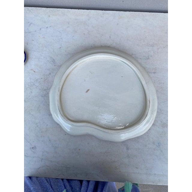 French Majolica Leaves Platter , Circa 1890 For Sale In Austin - Image 6 of 6