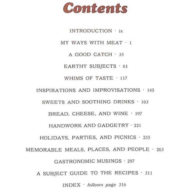 Traditional "Beard on Food" 1974 Beard, James For Sale - Image 3 of 12