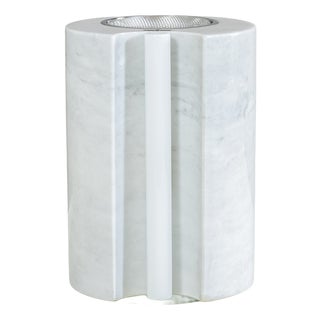 Carrara Marble Table Lamp by Isola anf Gabetti, 1970s For Sale