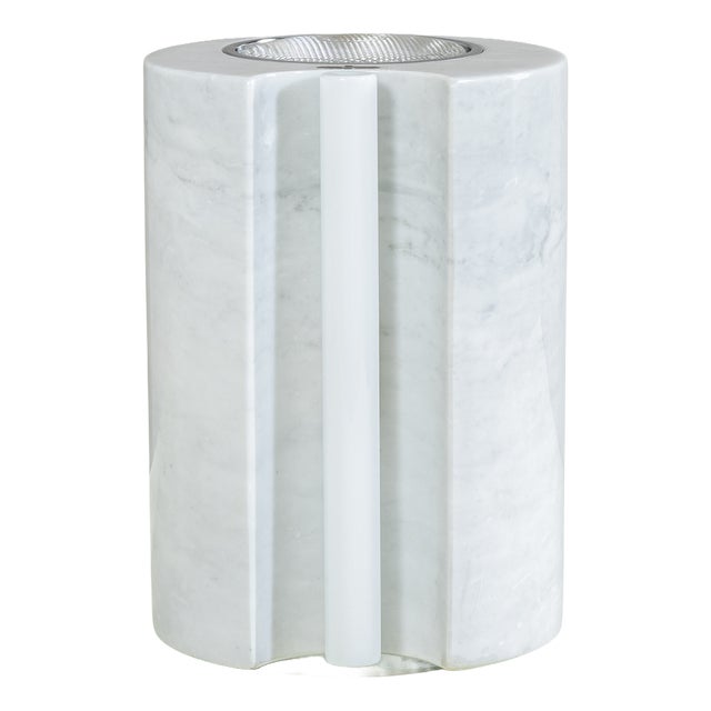 Carrara Marble Table Lamp by Isola anf Gabetti, 1970s For Sale