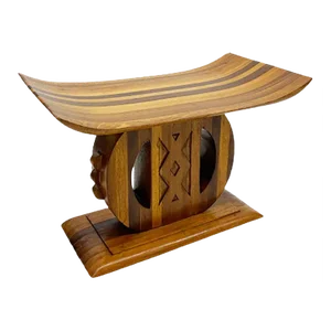 African Ashanti-Asante Style Wooden Stool