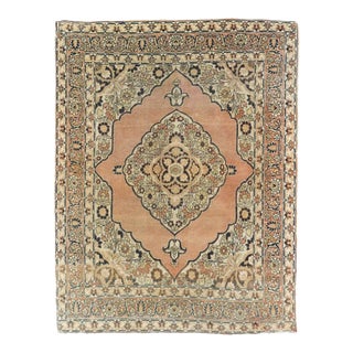 Antique Persian Rug 4' x 5' For Sale