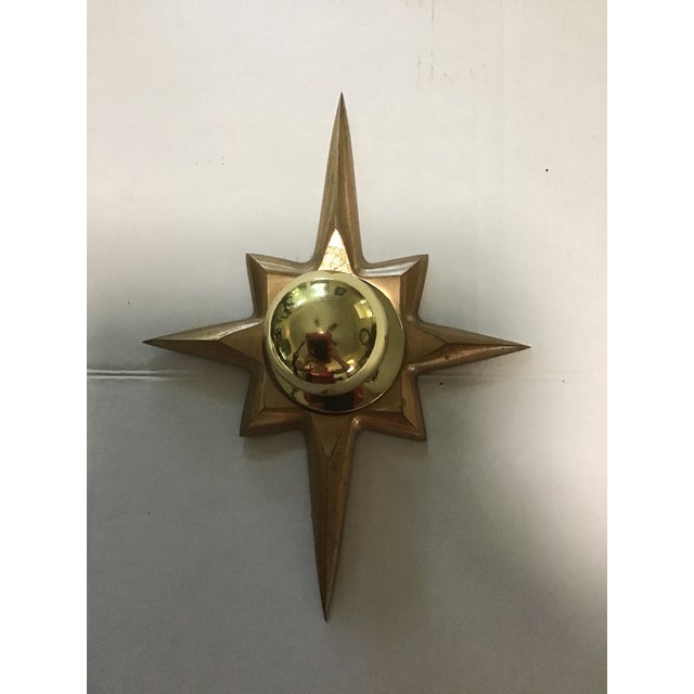 Mid Century Starburst Medallion Plate & Door Knob Chairish