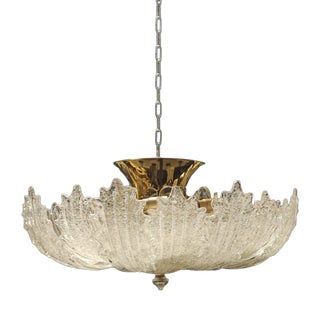 Murano Glass Ceiling Light, 1980s For Sale