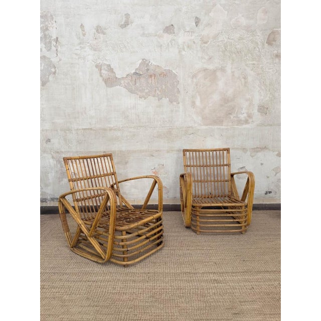 Vintage Bent Bamboo Chairs by Paul Frankl, 1940s, Set of 2 For Sale - Image 12 of 12