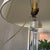 Simon Pearce Pomfret Crystal Lamp With White Linen Shade French Cord For Sale - Image 6 of 8