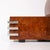 1930s Art Deco Machine Age Burled Walnut With Aluminum Banded Detail Electric Clock For Sale - Image 5 of 12