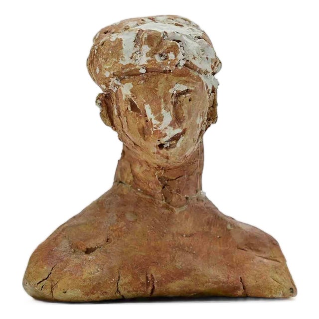 Portrait Sculpture by Sirio Pellegrini, 1960s For Sale