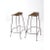 Wood Arthur Umanoff Style Bar Stools Pair For Sale - Image 7 of 11