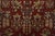 Red Fine Sarouk Rug 3′ X 5′ Red Wool Traditional Hand-Knotted Oriental Carpet For Sale - Image 8 of 12