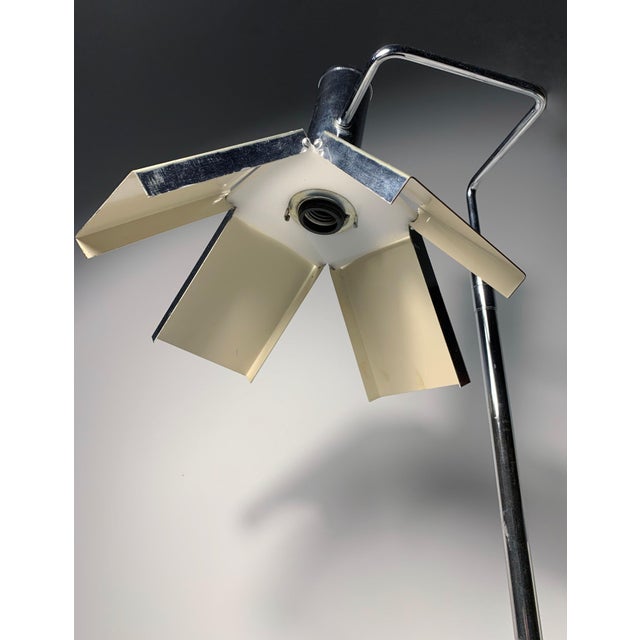 Chrome Vintage 1970s Modern Animated Lamp For Sale - Image 8 of 9