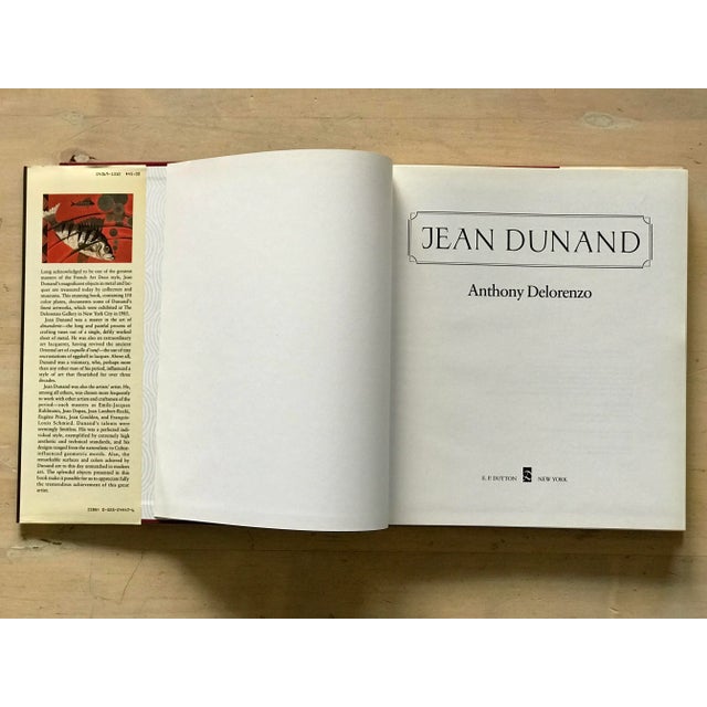 Jean Dunand by Anthony Delorenzo. Hardcover with dust jacket.