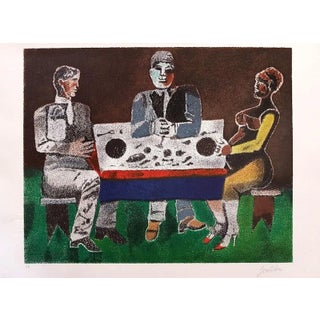 Symposium - Original Lithograph by Franco Gentilini - 1980 1980 For Sale