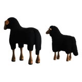 Sheep by Hanns Peter Krafft for Meier, Germany, 1982, Set of 2 For Sale