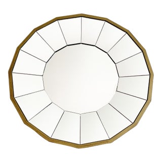 Starburst Round Wall Mirror For Sale